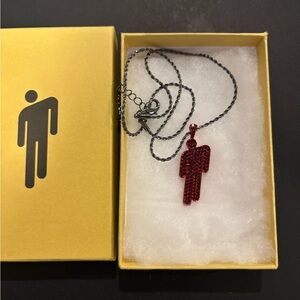Billie Eilish Red Necklace